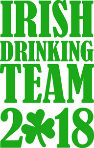 爱尔兰饮酒队2018年绿色与三叶草。