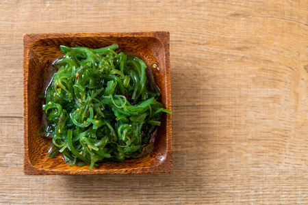 海藻沙拉日本食品风格