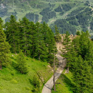 Assietta and Colle delle Finestre, Turin, Piedmont, italy, at su