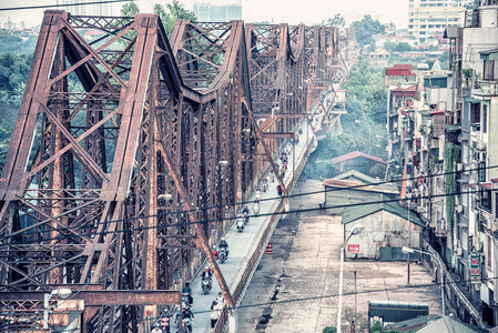 越南河内市龙笔桥
