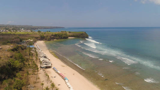 印度尼西亚海滩巴里的海景