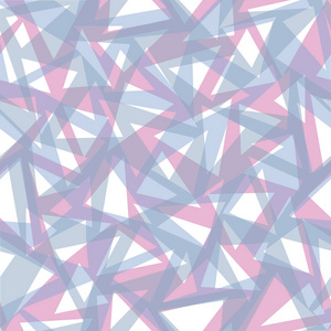 矢量粉红和蓝色几何无缝图案背景, 三角形设计。壁纸包装纸文具