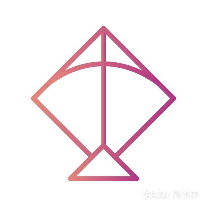 风筝矢量图标标志图标矢量插图个人和商业用途