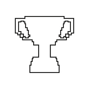 像素电子游戏奖杯
