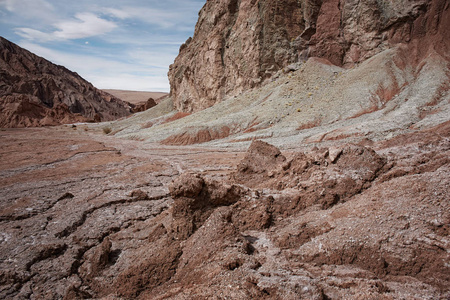Caspana SanPedrode Atacama智利附近的干旱景观