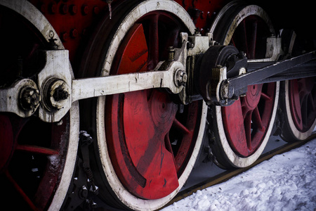 蒸汽机车车轮及车轮机构详情图片