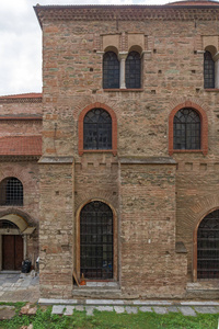 古拜占庭东正教圣索菲亚大教堂位于希腊中马其顿塞萨洛尼基市中心