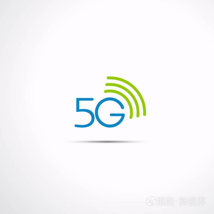 5g图标通信技术矢量图.