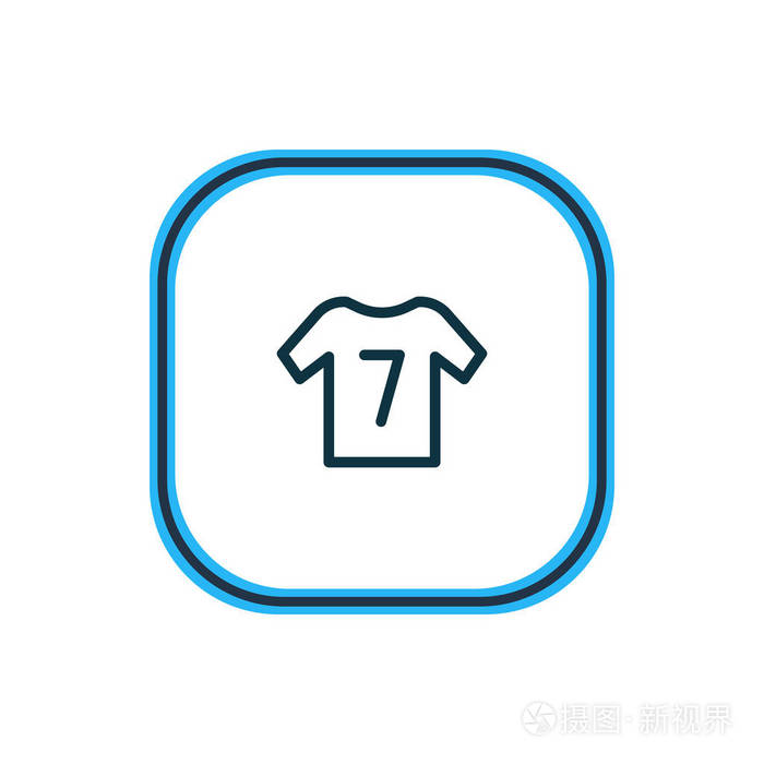 均匀图标线的矢量插图. 美丽的艺人