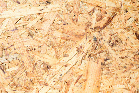 osb 表面纹理和背景, 由棕色木屑磨成木制棋盘。mdf 胶合板单板的近景