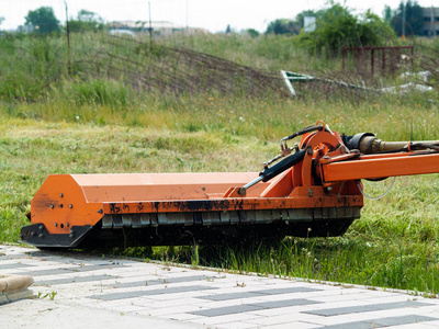 s tractor working on the field in Salamanca,Spain