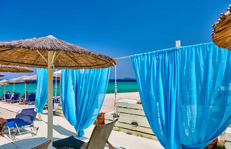 希腊锡托尼亚美丽的海滩