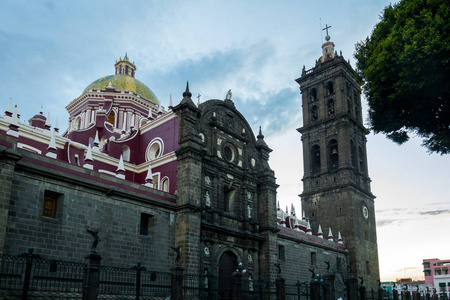 普埃布拉大教堂普埃布拉墨西哥