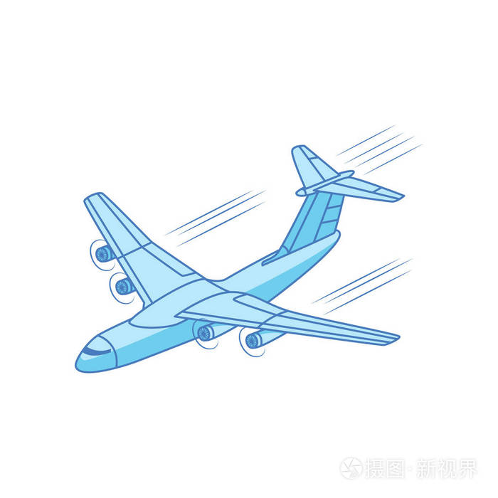 带涡轮机的喷气式飞机