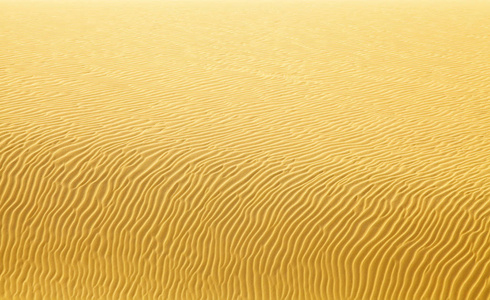 沙漠沙中的涟漪