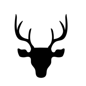 鹿野生动物自然保护区矢量插图