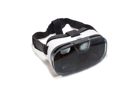 vr ar 虚拟现实眼镜为移动电话查出在白色