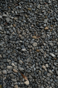 砾石质地。 小石头，小石头，许多灰色白色和蓝色的鹅卵石。 小岩石背景的纹理。