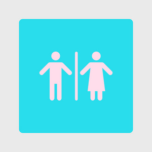 WC结构符号。男女厕所。图标厕所。平面设建筑结构师怎么绘制标志施工图图片