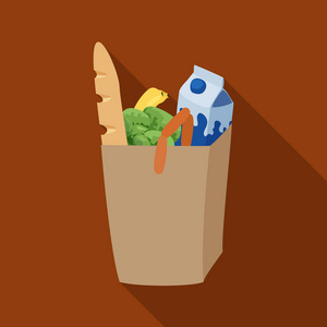 食物和饮料图标的矢量插图。为网站设置的食品和商店股票符号