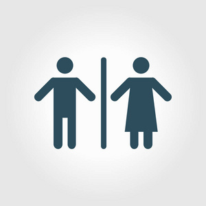 WC男女厕所。符号图标。厕所标志。平面设怎么快速绘制组织架构图图片