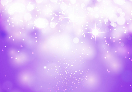 美丽的紫色波克抽象闪光背景。