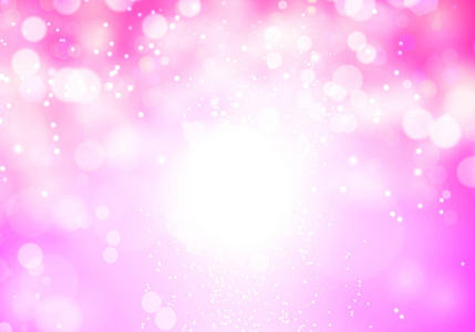 美丽的粉红色波克抽象闪光背景。