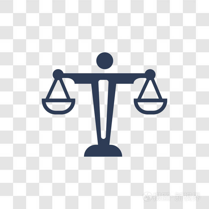 天秤座图标趋势天秤座标志概念透明背景从法律和司法收集