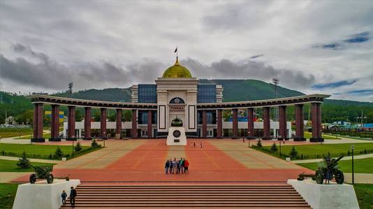 Yuzhno Sakhalinsk市胜利广场寺庙建筑群