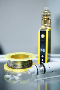  upgrade parts in close up.Buy popualr ecig vaper device.Electro