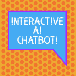 显示交互式 ai chatbot 的书写笔记。商业照片展示计算机程序, 模拟 huanalysis 对话空白矩形颜色讲话气泡与边