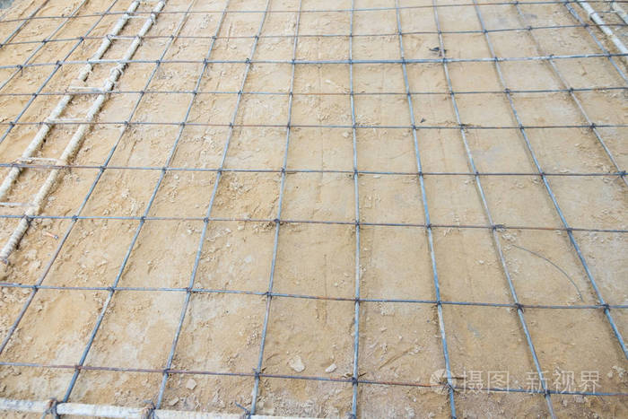 施工现场混凝土楼板的转向钢丝网 建筑基础混凝土浇筑用钢衔铁栅