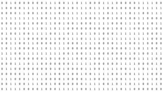 计算机屏幕上的01或二进制数在监控矩阵背景下的数字数据代码中的黑客或安全安全技术概念。 抽象插图