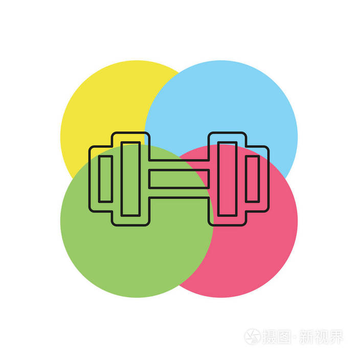 肌肉提升图标,健身杠铃,健身房图标,运动哑铃隔离,矢量举重符号,健身