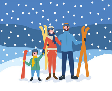 家庭冬季运动与人的爱好