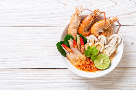 香辣虾汤汤玉宫泰国传统食品