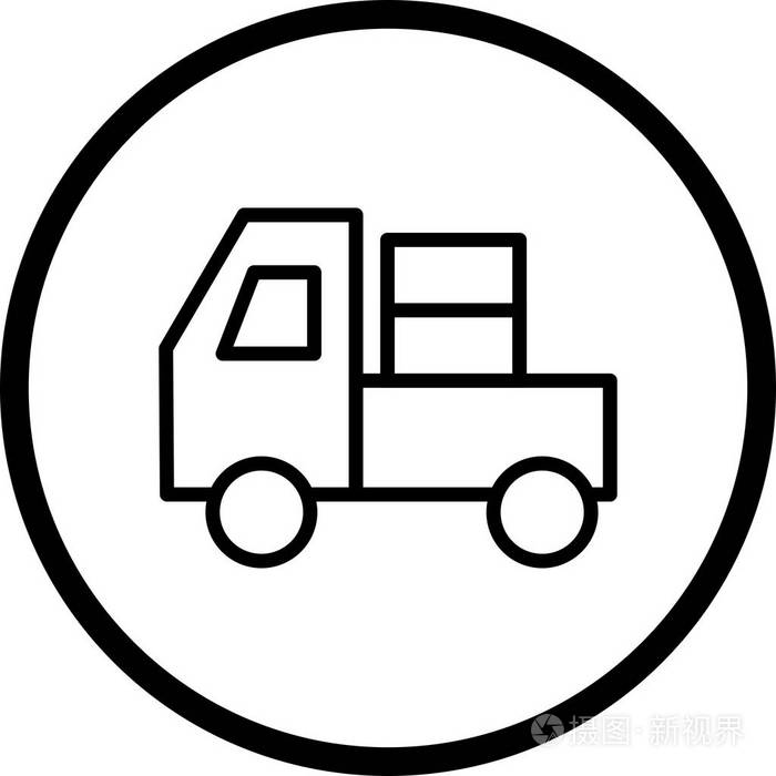个人和商业用途的矢量运输图标.