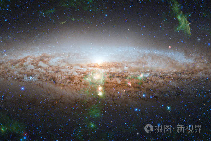 无尽宇宙的星空. 由美国宇航局提供的这幅图像的元素
