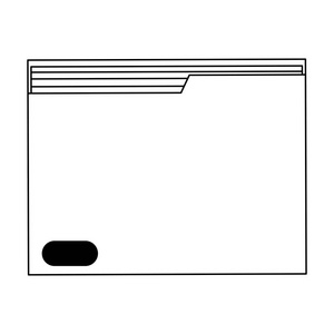 文件夹文件符号隔离的黑色和白色