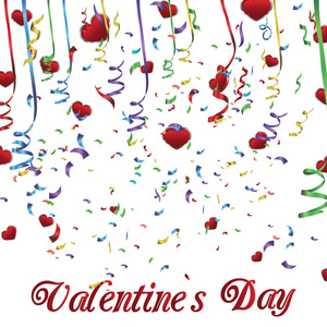 s Day, happy day of love. Heart flowers compliments. Vector illu