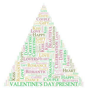 s Day Present word cloud. Word cloud made with text only.