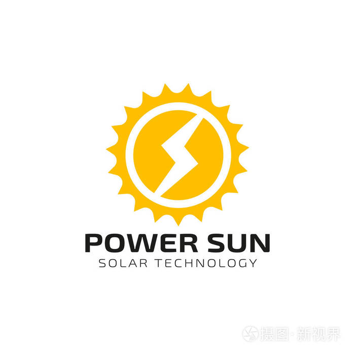 太阳能科技标志设计