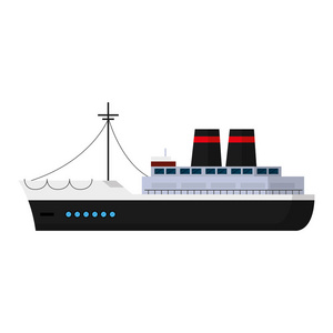 豪华船舶海上运输样式图示