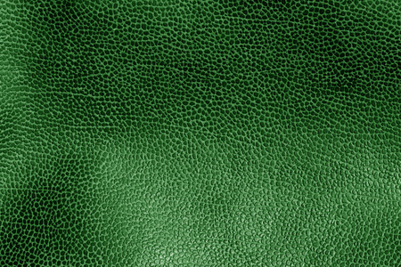 绿色色调风化皮革纹理。 设计的抽象背景和纹理