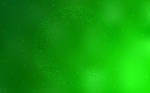 浅绿色矢量背景与星系星。 现代抽象插图与大北斗七星。 占星学网站的模式。