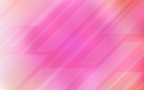 浅粉红色矢量覆盖与条纹。 现代几何抽象插图与线条。 你的网站的模式。