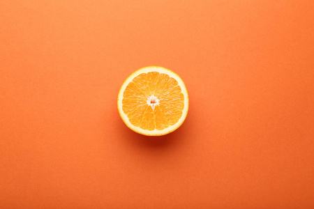 五颜六色的橙色水果