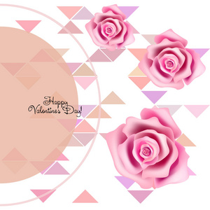 s Day, rose, flower, greeting card, vector background