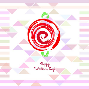 s Day, rose, flower, greeting card, vector background