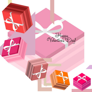 s Day, gift, greeting card, vector background